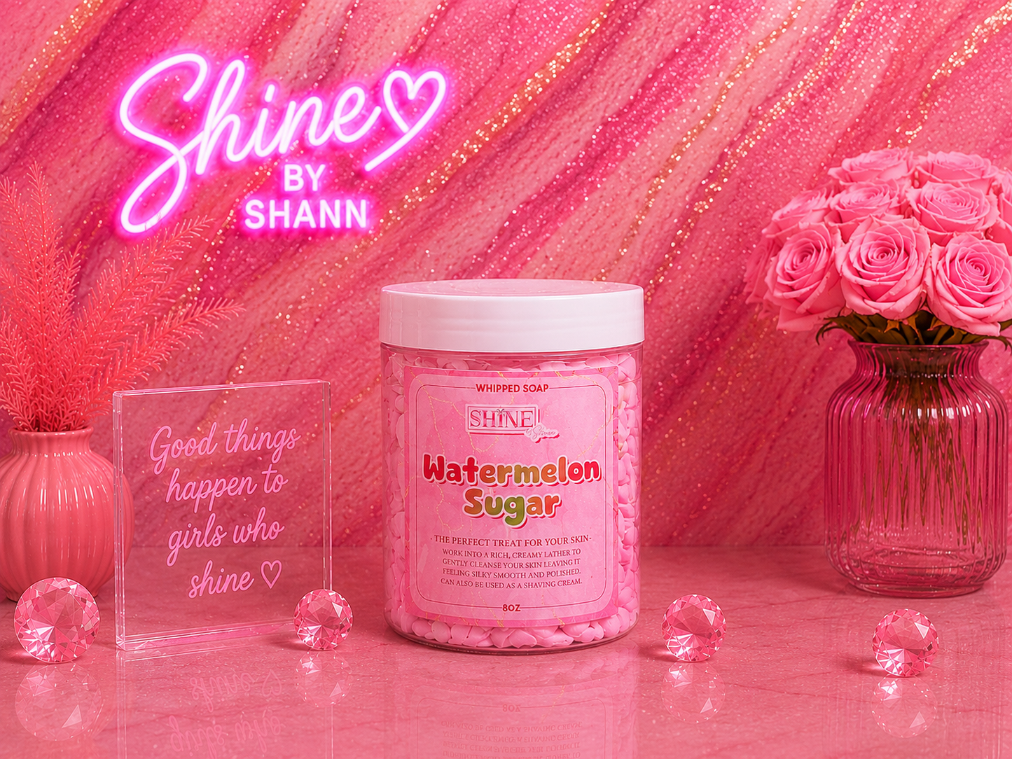Watermelon Sugar Whipped Soap