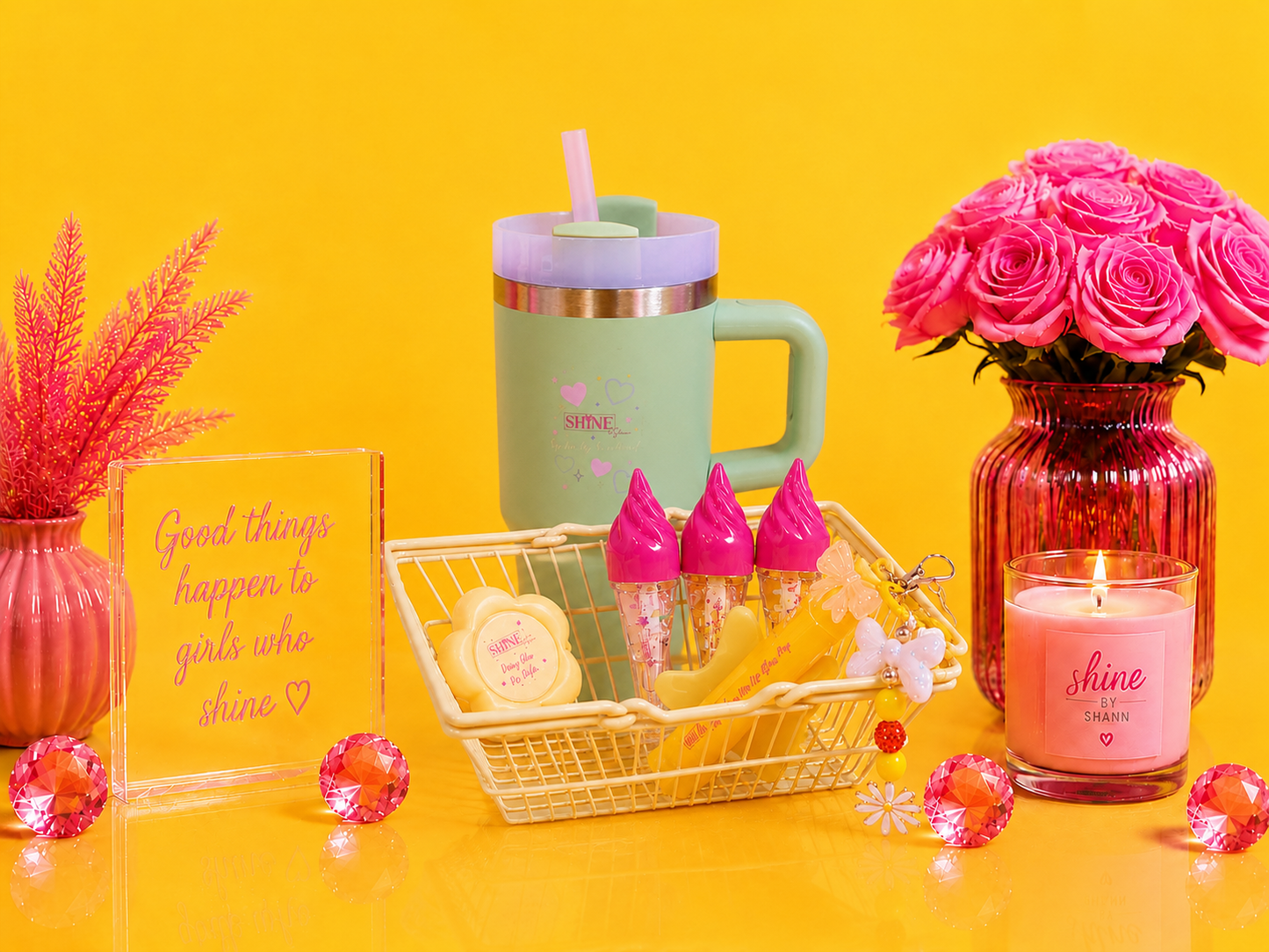 Yummy Yellow Shopper Cart