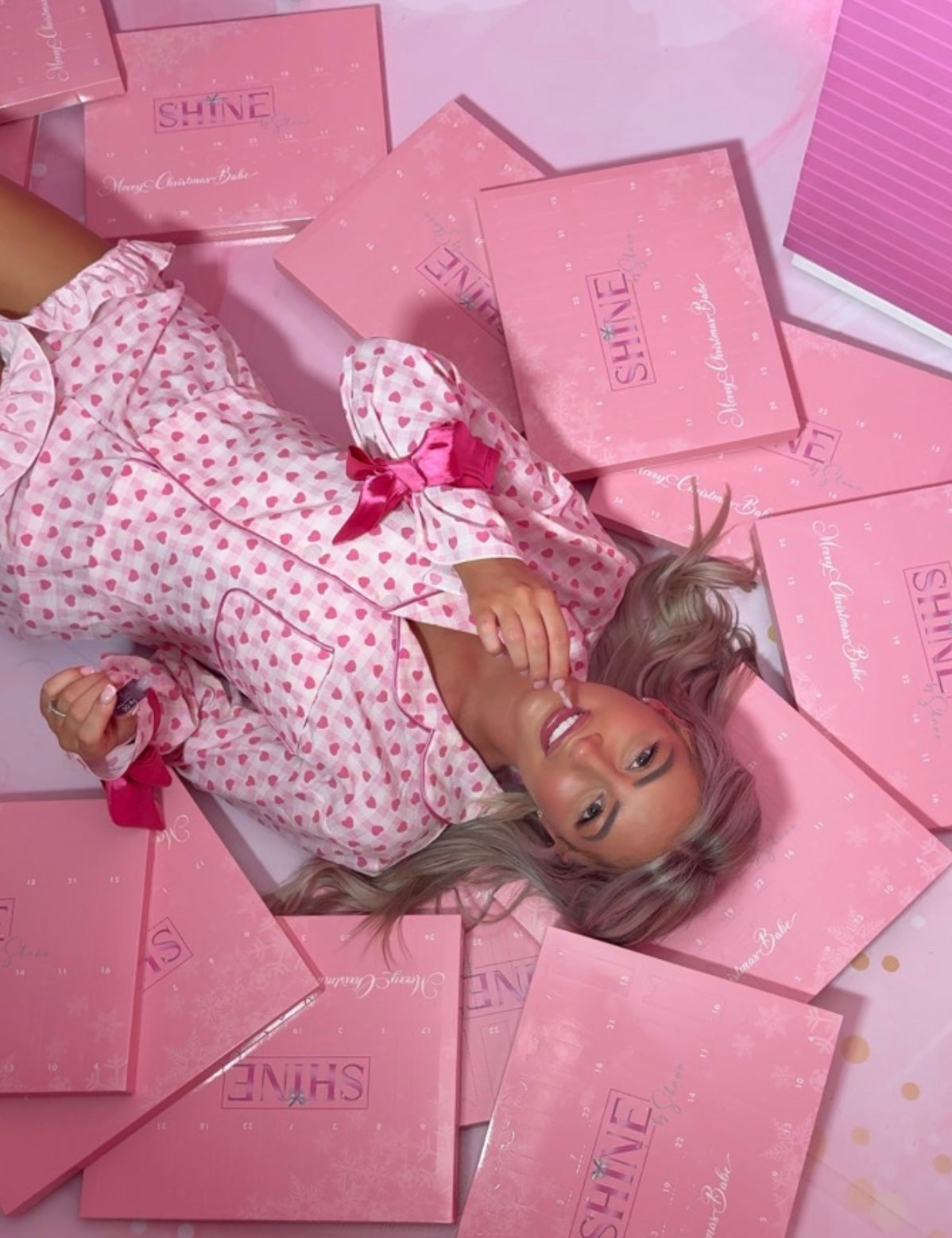 PRE ORDER Pink Bow PJs