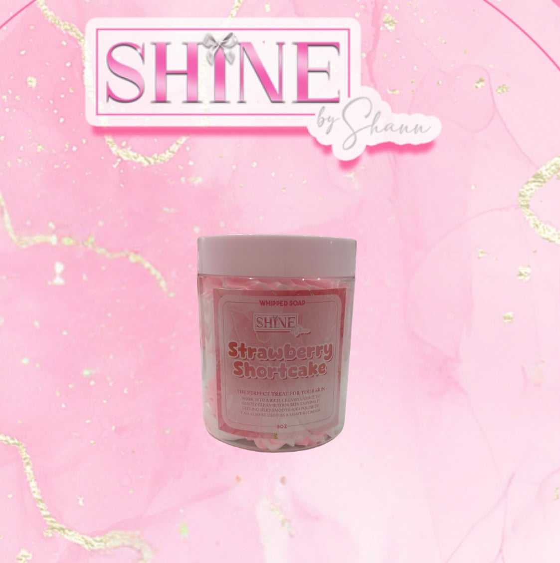 Strawberry Shortcake Whipped Soap