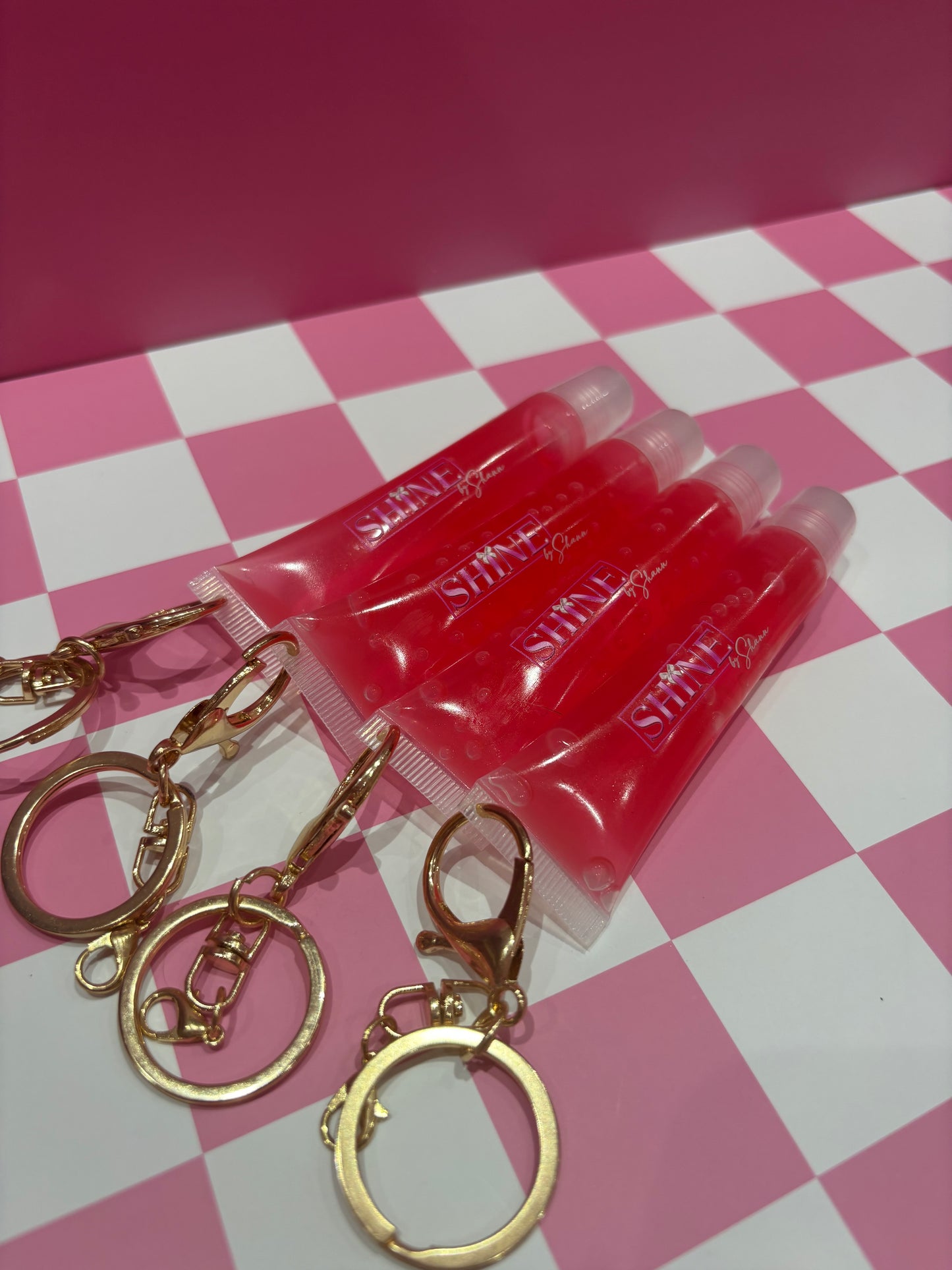 Bubblegum Lipgloss Key Chain