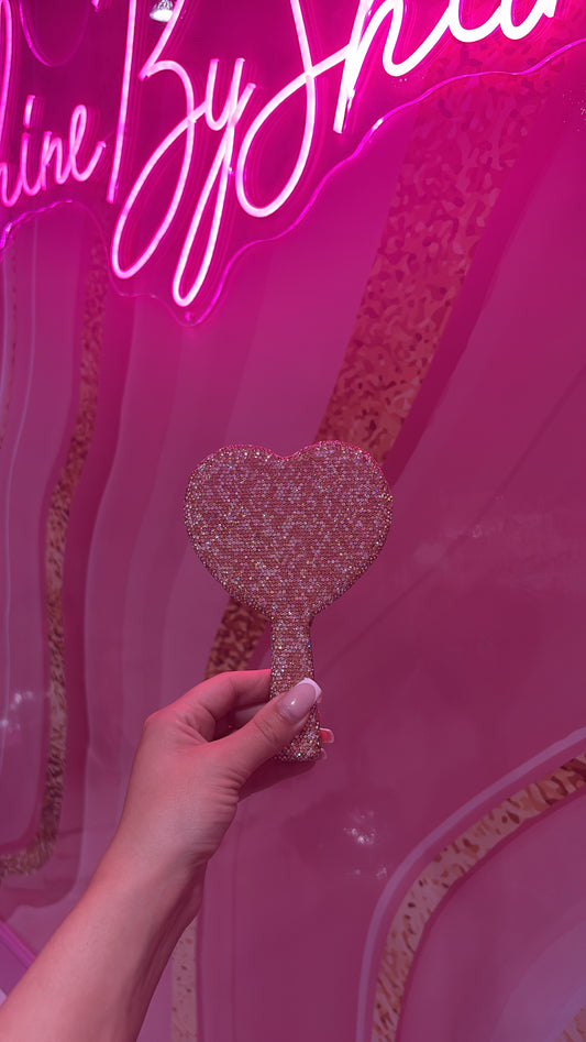 Champagne Rhinestone Mirror