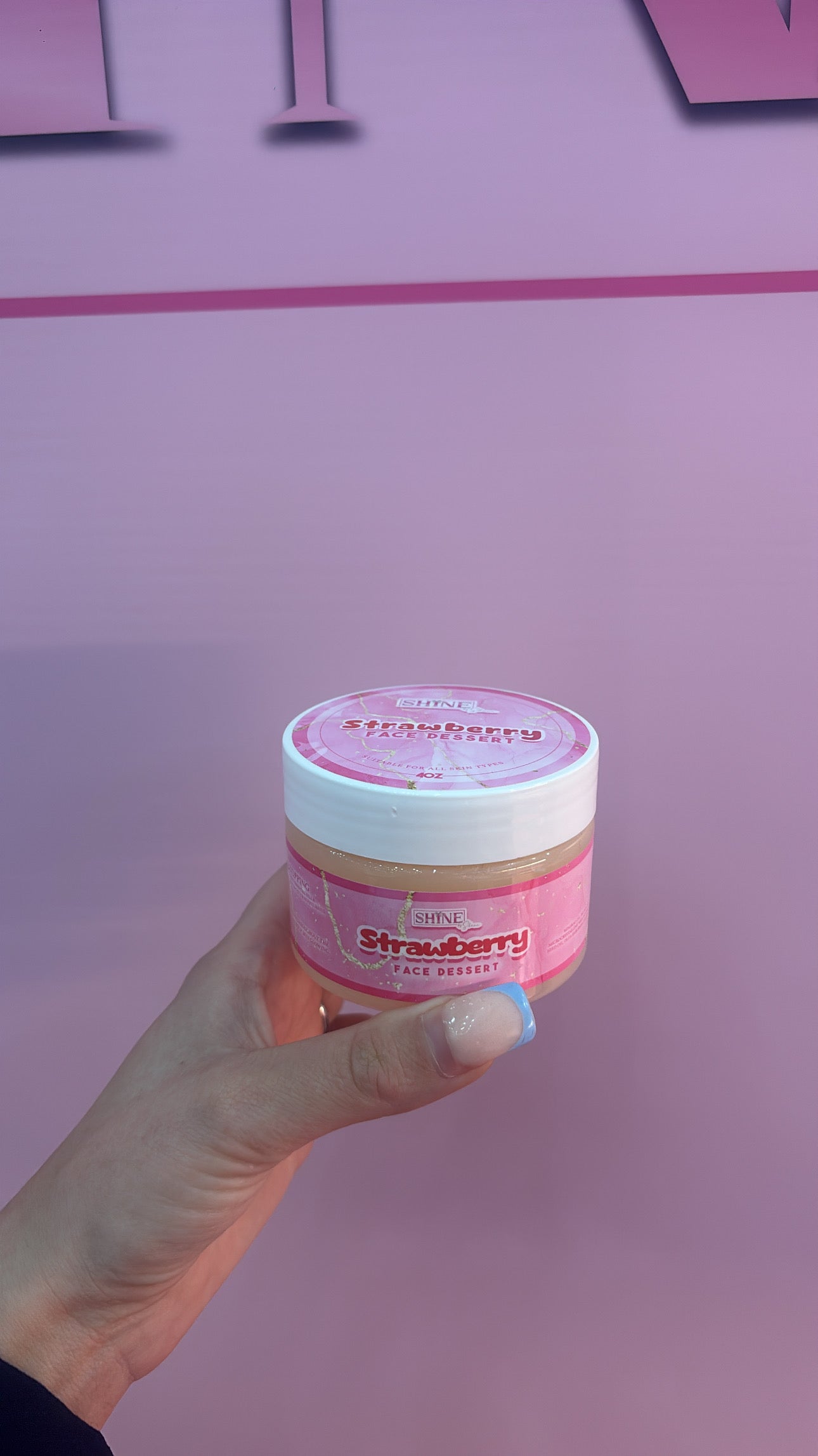 Strawberry Face Dessert