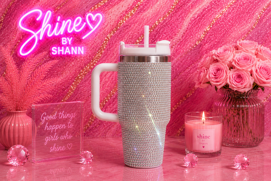 Silver Rhinestone Mini Stanley