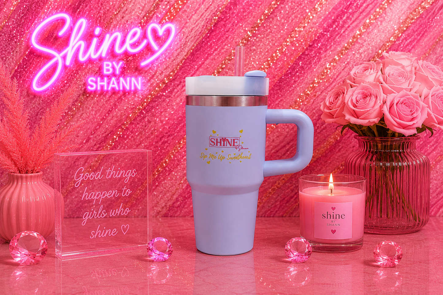 Sip Me Up Sweetheart Mini Stanley Blue
