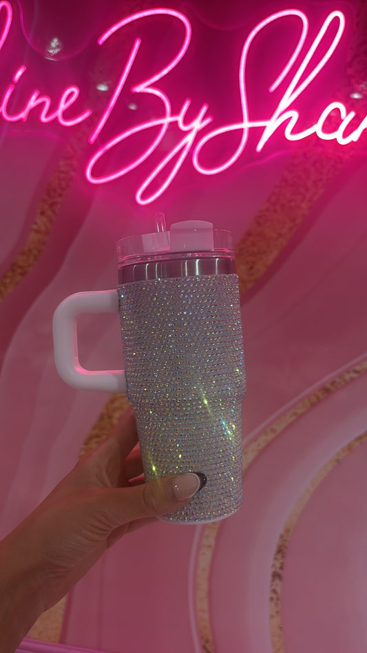 Silver Rhinestone Mini Stanley