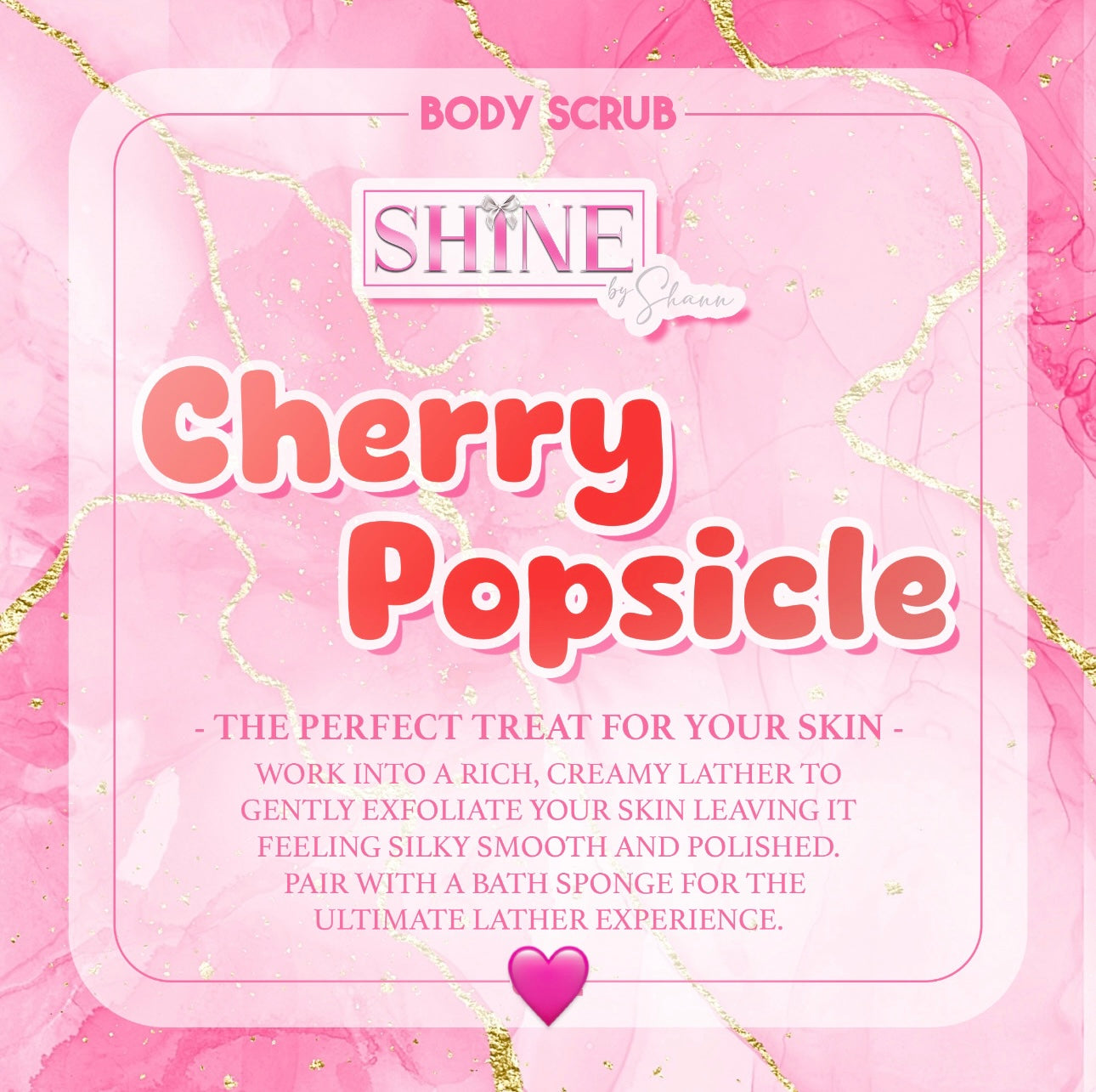 Cherry Popsicle Body Scrub Mini