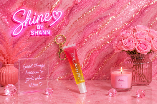 Strawberry/Vanilla Double Drip Lipgloss Keychain