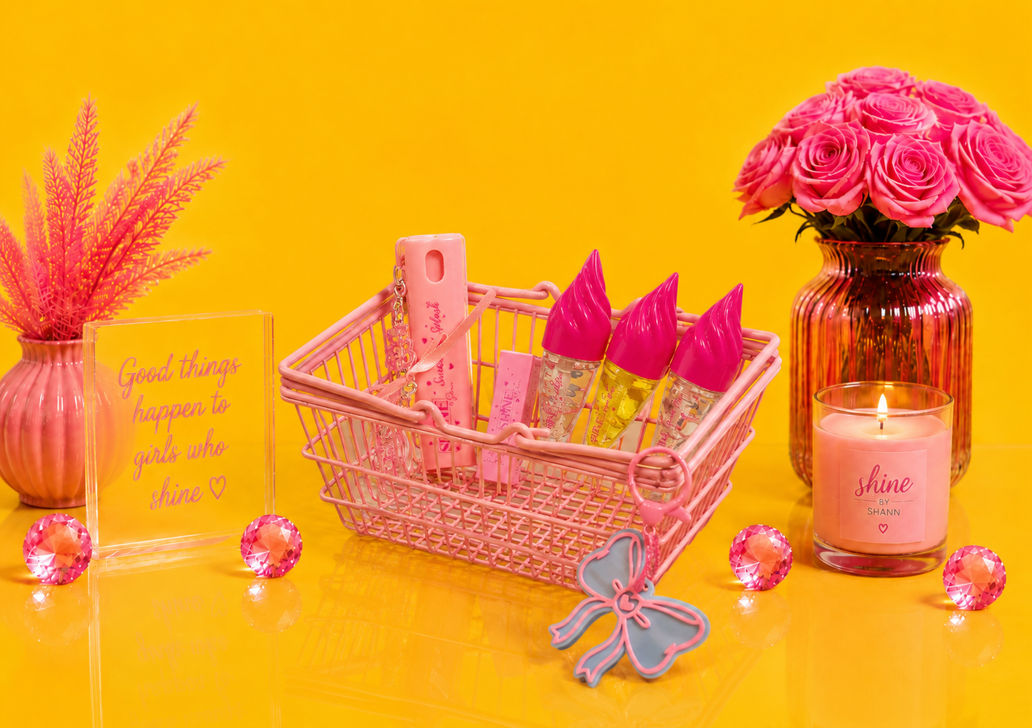 Limited Offer Pink Shopping Cart