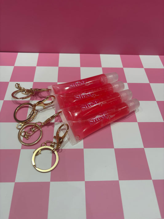 Bubblegum Lipgloss Key Chain