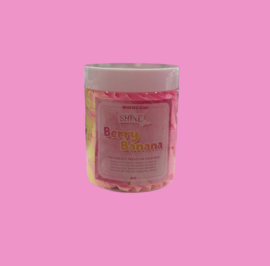 Berry Banana Whipped Soap